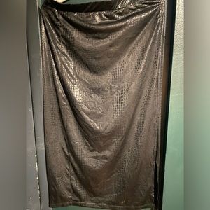 Pleather Midi Skirt ⭐️2 for $30⭐️
